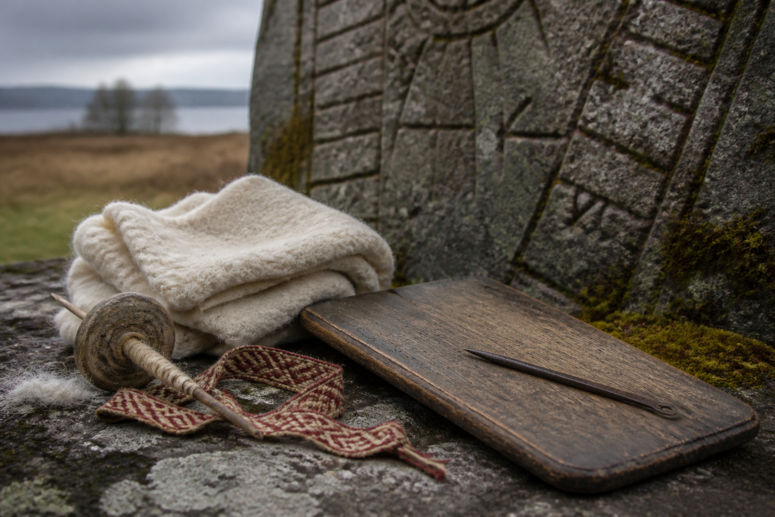 Runsten, skrivtavla och slända som symbol för vikingatida kvinnonamn